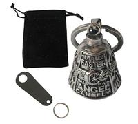 jklymm Alloy Motorcycle Accessory Keyring Bicycles Lucky Bells Suitable for Outdoor Cycling Enthusiasts Bike Riders Adventure Lucky Charm Car Keychain