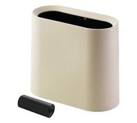 jklymm Lidless Waste Bin for Compact Areas Space Saving Includes Trash Bags Color Varies Garbage Cans for Kitchen Garbage Can with Lid