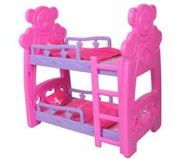 jklymm Miniature Play Bed for Children, Realistic Safe Design & Simple Assembly, Imaginative Role-Playing Doll Cot Pretend Play Bed for Kids