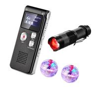 jklymm Multi Functional Specter Hunt 8GB Voice Recorder Rechargeable Red Lights Flashlight Cats Ball Accessories Specter Hunt Accessories