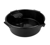 jklymm Oil Collection Container with Handle and Scale Collection Tray Drip Catcher Pan 6L Round Drain Pan Automotive Catcher