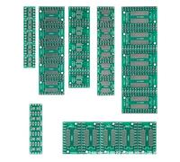 jklymm Portable IC Adapters Conversion Board MSOP10 SOT23 SOP8 16 24 28 Kits for Multiple Package Types Construction Smds to DIP Converters Board