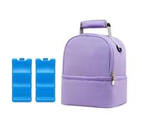 jklymm Practical Oxford Fabric Waterproof Breast Milk Cooling Backpack Stylish Design for Everyday Use by Nursing Mothers Breast Milk Insulated Bag