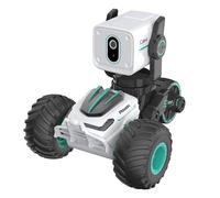 jklymm Remote Control Four-wheel Toy Car for Kids with Camera Model for Kids Gift Boys Girl Novelty Cool Lights Voice Conversation