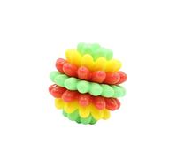 jklymm Rubber Chew Resistant Toy Ball for Press Large Breeds Promotes Dentary Care Through Nteracting Play and ambe Massage Canine ambe Massage Ball