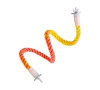 jklymm Soft Cottons Rope Parrots Climbing Swing Perches Multifunctional Cage Accessory for Cage Mounting Safe Chewable Parrots Exercise Toy