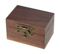 jklymm Wood Rings Box Rustics Bearer Anniversary Holder Wedding Ceremony Engagement Gift Holder Jewelry Organizer