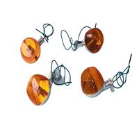 JKNONCBSG Indicators Flowing Motorbike Motorcycle Indicators Flashers Blinker Amber Lamp Turn Signal For PASSPORT JH48cc C50 C65 C70 C90 JH70 JH 70 70cc 6V