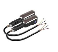 JKNONCBSG Indicators Flowing Motorbike Motorcycle Turn Signal Indicator Color Projection Lamp Universal Led Moto Sequential Flowing Flash Running Light 2Pcs