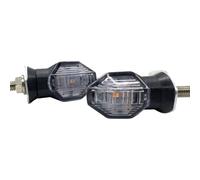 JKNONCBSG Indicators Flowing Motorbike Motorcycle Universal LED Turn Signal Lights Indicator Blinkers Flashers Amber Color Accessories For 2Pcs