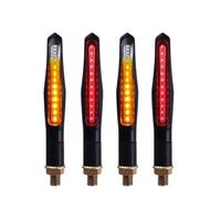 JKNONCBSG Indicators Flowing Motorbike Turn Signal Light Built Relay E24 Flowing Motorcycle Signals DRL/Stop Lamp Flash Lighting Braking Blinker