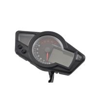 JKNONCBSG Mechanical Dual Odometer Gauge Universal DC 12V Adjustable LED Digital Tachometer Odometer Gauge Instrument Accessorie For Touring Road King