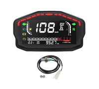 JKNONCBSG Universal Digital Motorcycle Dash Panel Dashboard 0~14000r/min Tachometer Odometer For 2,4 Cylinder Motor