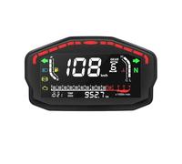 JKNONCBSG Universal Digital Motorcycle Dash Panel Dashboard 0~14000r/min Tachometer Odometer For 2,4 Cylinder Motor
