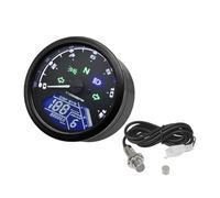 JKNONCBSG Universal Motorcycle Instrument Tachometer Meter Sensor 0~12000RPM For 1-4 Cylinder Motorbike 12V