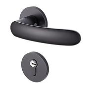 JKODE Square Dummy Door Lever Handle - Non-Turning Pull Handle for French Doors & Closets, Stainless Steel Finish(ModelD)