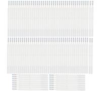 JKOKPMG 100pcs Heat Erasable Fabric Marking Pens, White Auto-Vanishing Quilting Pens, Refillable Dressmaking Markers, Sewing Tools for Tailors, Erasable with Iron, No, Smooth Fine Tip (White)