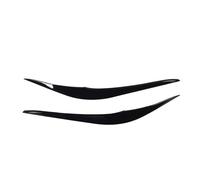 JKOKPMG 2PCS Headlight Eyebrows Left Right Quick Installation Racing Style Upgrade for 2 Series F22 F23 2015 to 2019 ABS Plastic (Bright Black)
