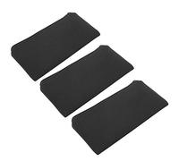 JKOKPMG 3pcs Neoprene Pencil Case Soft Skin Friendly Pen Bag Large Capacity Portable Storage for School Office Camping Travel 5 x 10 x 20cm (Black)