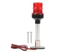 JKOKPMG Boat Stern Light IP66 8 Inch Stainless Steel Base LED Navigation Light with 33 Beads Over 2NM Visibility for Fishing Boats Yachts (Red)