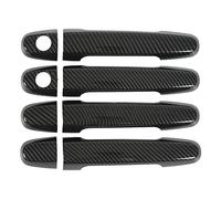 JKOKPMG Carbon Fiber Style Exterior Door Handle Protector Cover Decorative Frame Replacement for 2002 2006 2007 2011 2003 2011 ABS Material Scratch Resistant Durable Car Accessories