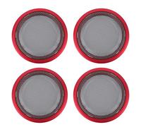JKOKPMG Inner Door Speaker Frame Cover Horn Ring Trim Premium Metal ABS Iron Fit for 3 4 Series GT F30 F31 F32 F33 F34 F35 F36 2013 2019 Models Set of 4 (Red)