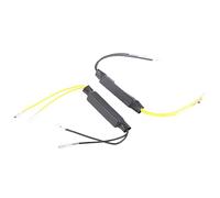 JKOKPMG LED Load Resistor Decoder Universal Motorcycle Turn Signal Indicator Light Fix Hyper Flash Error for Motorcycle Motorbike 12V 21W 2pcs