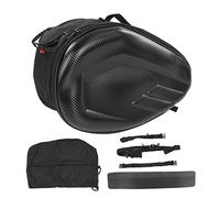 JKOKPMG Motorcycle Saddle Bags Large Capacity 600D Oxford Cloth Multi Purpose Side Bags for Long Trail Rides Overnight Stays Black 36L 58L (Water Transfer Printing)