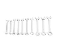 JKOKPMG Professional Mini Combination Wrench Set Dodecagon Opening Spanner 10Pcs 4 11mm 5 32 7 16in Heavy Duty 45 Steel Tools for Mechanics DIY Home Repair (Metric 16CM)