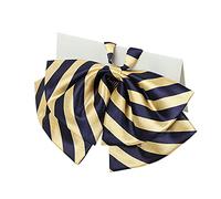 JKQBUX Elegant Bow Tie Women's Pre-Tied Neckties Bowknot Stripe Adjustable Casual Uniform Bowtie Blouse Neck ties, T12, 19W*10L