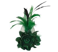 JKQBUX Multi-function Feather Flower Brooch Pins & Hair Clips for Women Girls Corsage Brooch Party Ceremony Accessories Dance Banquet Pins Headdress