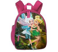 JKSA Tinkerbell and Fairy School Backpacks for Girls Boys Children Elementary School Bags Bookbag Outdoor Travel Daypack