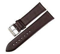 Jksdp Leather Watch Bracelet Watch Accessories Watch Strap Black Watchband Watch Band,Dark Brown,14mm