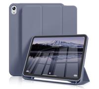 JKSML Case for iPad (A16) 11th Gen11 Inch 2025 & iPad 10th Generation 10.9 Inch 2022, Smart Slim Tri-fold Stand Cover Soft TPU Back with Pencil Holder Support Touch ID & Auto Wake/Sleep (Blue-gray)