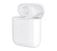 JKV Wireless Charging Case Replacement for AirPod Case Compatible with Air Pods 1 2, Only Air Pod Wireless Charger with Bluetooth Pairing Sync Button, No Earbuds