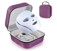 jkyoo Red Light Face Mask Case Compatible with Shark CryoGlow LED Face Mask, Vanilla Magenta, 10.4*10.1*5.9, Classic