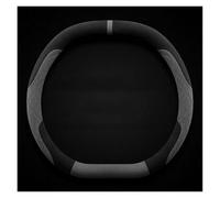 JKYWOL Car Steering Wheel Cover Protector Suede Leather Car Steering Wheel Cover For E-C3 For C3 For Aircross 2024 2025 Non-slip Car-styling Auto Accessories(Gray A)