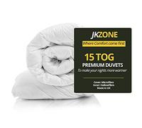 JKZ RUG AND DOORMATS Sweet Dream Cosy Sleep nights Soft Winter & Summer Warm Duvet Quilt Anti Allergy Hollow Fiber UK Made 10.5 TOG, 13.5 TOG, 15 TOG (15 TOG, KING)