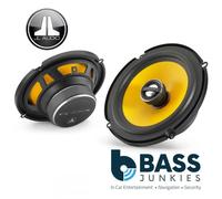 JL Audio C1-650X 16cm 165mm 450 Watts 2 Way Yellow Cone Car Door Shelf Speakers