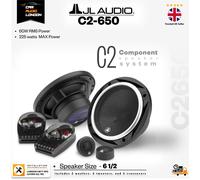 JL Audio C2-650 6.5" 2-Way Component Speaker System | 60W RMS | Silk Dome