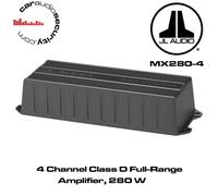 JL Audio MX280/4 - 4 Channel Class D Full Range 280 Watt Amplifier Speaker Amp