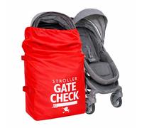 JL Childress Gate Check Bag for Standard and Double Strollers (Red)