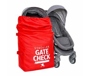 JL Childress Gate Check Bag for Standard and Double Strollers (Red)
