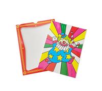 JL Corp. Colourful Pierrot by JL, Magic Coloring a Clown Colourful Pierrot - Transform a Black & White Clown into a Vibrant Masterpiece!