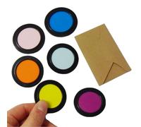 JL Corp. Rainbow-Chip Magic Trick Set - 6 Color-Changing Chips