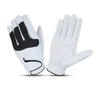 JL Golf 100% cabretta full leather gloves - choose quantity and size (Design B Extra large x 3)