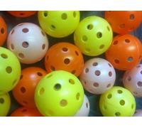 JL Golf balls, Airflow practice-bag of 100 assorted colours