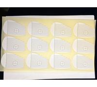 JL Golf Choose quantity & Driver or iron club face impact stickers strike labels (Iron, 36)