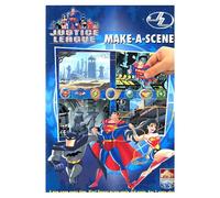 JL Justice League Make a Scene Sticker Book Superman Batman Green Lantern and More
