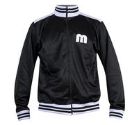 JL Sport Bob Marley Tribute Track Jamaica Reggae Jacket Jumper Top black zipped ribbed cuffs waistband L